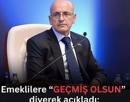 Yeni duyurusu yapıldı!. E’meklilere geçmiş olsun..